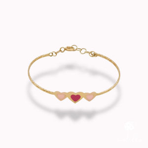 خرید آنلاین  دستبند طلا کودک  دستبند کودک قلبی فانتزی عروسکی جدیدترین مدل های طلا کودک فانتزی و کیوت سبک و کم اجرت ارزان قیمت مناسب با کیفیت و با دوام متنوع و خاص مجموعه طلا و جواهرات مطلا