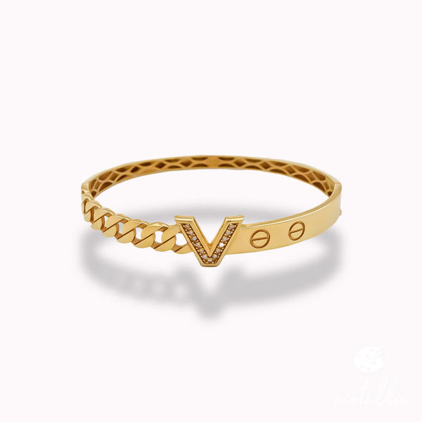 خرید آنلاین دستبند طلا کارتیه کارتیر V  خرید اینترنتی جدیدترین مدل های دستبند طلا زنانه و دخترانه خرید آنلاین دستبند طلا  کم اجرت و با کیفیت شیک و با دوام مجموعه طلا و جواهرات مطلا