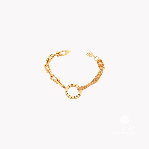 خرید آنلاین طلا دستبند LV لوکس دستبند زنانه خاص دستبند زنانه لوکس دستبند طلا دستبند لویی ویتون دستبند طلا جدید طلا با کیفیت طلا لوکس مجموعه طلا و جواهرات و سکه مطلا دستبند دخترانه دستبند طلا زرد طلای 18 عیار